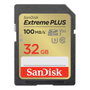SanDisk Extreme Plus 32GB SDHC Tarjeta de Memoria