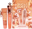 Sunkissed Sugar Sweet Salted Caramel Gift Set con Lip Conditioner 16ml y Lip Gloss 8ml