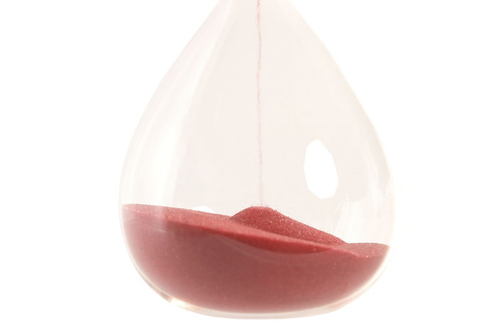 DKD Home Decor Reloj de Arena de Cristal Surtido 6,5x6,5x16 cm