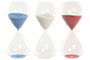 DKD Home Decor Reloj de Arena de Cristal Surtido 6,5x6,5x16 cm