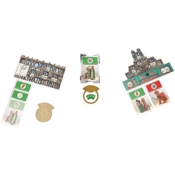 Asmodee 7 Maravillas de los Arquitectos Medallas Expansión Juego de Mesa en Francés