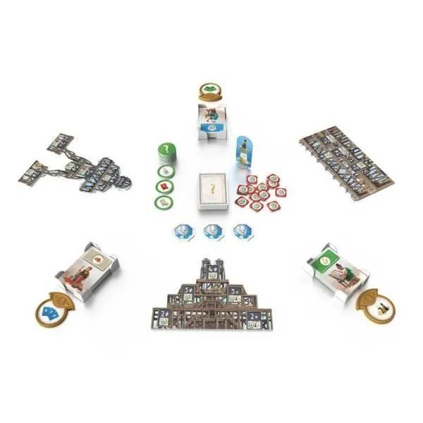 Asmodee 7 Maravillas de los Arquitectos Medallas Expansión Juego de Mesa en Francés