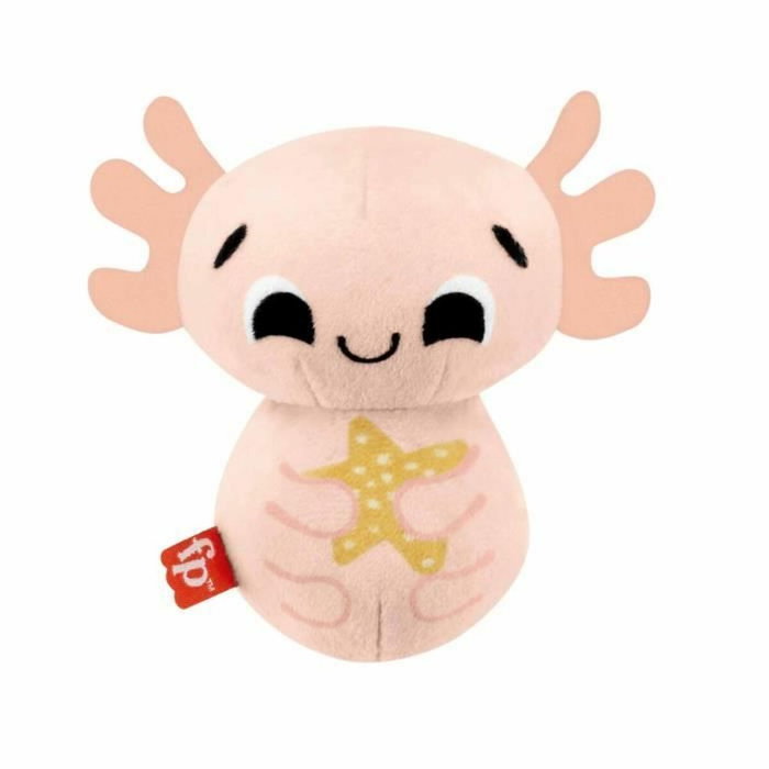 Fisher-Price Set de Regalo Sensimals Hrb17 - Mordedor Conejito, Ajolote, Sonajero Polilla y Panel Crujiente