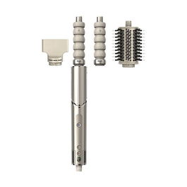 Shark HD426 FlexStyle Herramienta de Peinado 3-en-1 Caliente para Secado, Alisado y Rizado, Champán