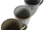 DKD Home Decor Taza Moderna Verde Azul 9 x 10.5 x 12 cm (12 Unidades)