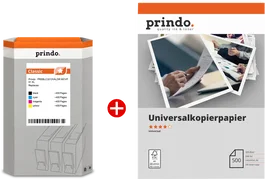 Prindo Classic XL Value Pack Negro / Cian / Magenta / Amarillo / Blanco - 1.600 páginas