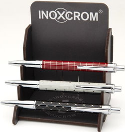 INOXCROM Lote de 6 Bolígrafos Retráctiles BEAT is BACK 1960 con Estuche