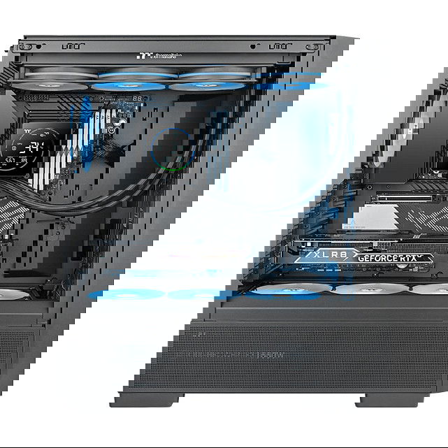 Thermaltake TH360-S V3 ARGB Sync AIO Liquid Cooling System, Refrigeración Líquida CPU, Negro, 3 Ventiladores 120mm, ARGB, 12V