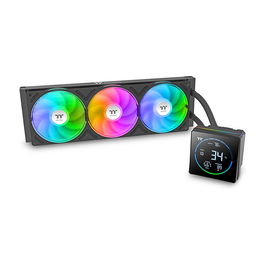 Thermaltake TH360-S V3 ARGB Sync AIO Liquid Cooling System, Refrigeración Líquida CPU, Negro, 3 Ventiladores 120mm, ARGB, 12V