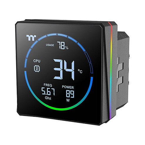 Thermaltake TH360-S V3 ARGB Sync AIO Liquid Cooling System, Refrigeración Líquida CPU, Negro, 3 Ventiladores 120mm, ARGB, 12V