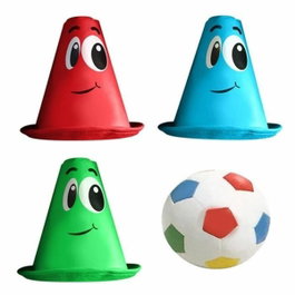 Stamp Paquete de SELLOS Foot Ball y 3 conos