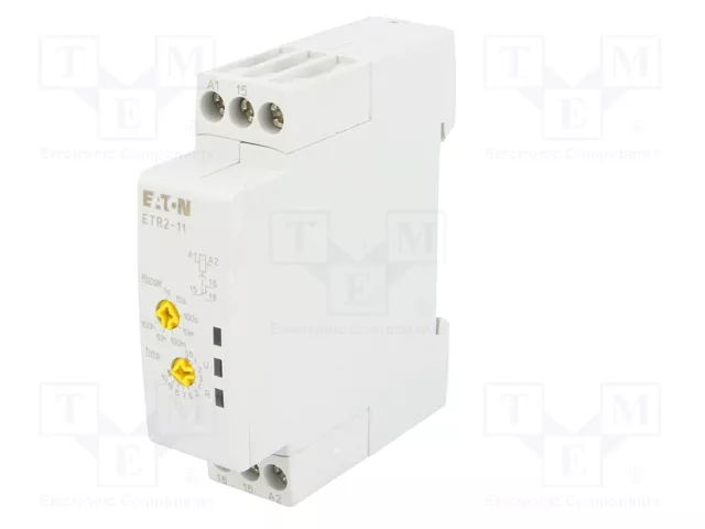 EATON ELECTRIC ETR2-11 Relé de tiempo SPDT 24-240V AC/DC