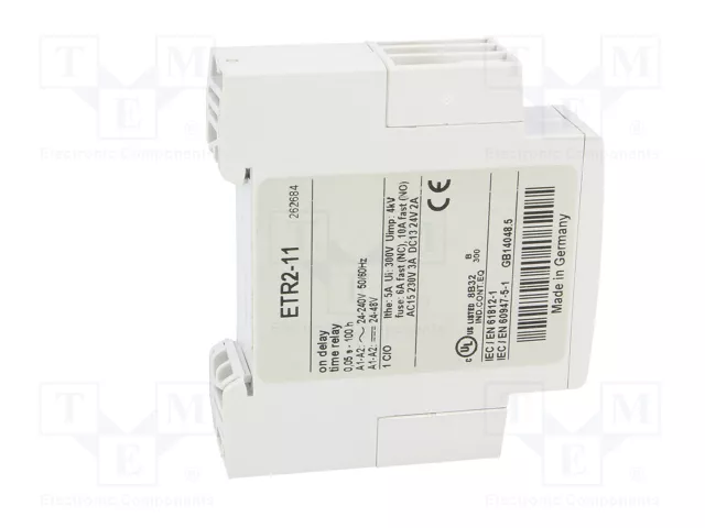 EATON ELECTRIC ETR2-11 Relé de tiempo SPDT 24-240V AC/DC