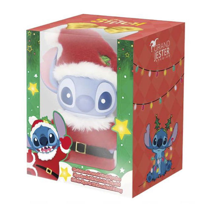 Enesco Figura Decorativa Disney Stitch como Reno Navideño - Figura Coleccionable para Decoración