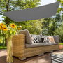 Aktive Garden Toldo vela de sombreo rectangular gris antracita 200x300 cm