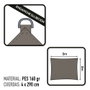 Aktive Garden Toldo vela de sombreo rectangular gris antracita 200x300 cm