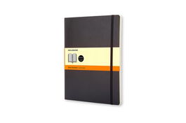 Cuaderno Moleskine Clasico Tapa Blanda 19X25 192H 70Gr. Horizontal Con Goma Negra