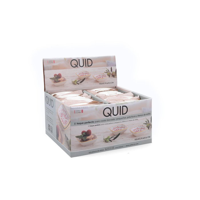 Platillo Cerámico Velvet Quid 9,6x9,6 cm