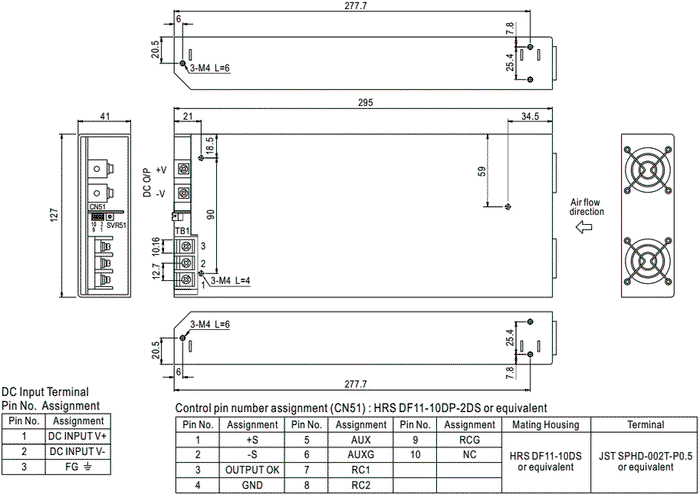MEAN WELL SD-1000L-24 Convertidor DC/DC 960W 24VDC 40A MEAN WELL SD-1000L-24 Convertidor DC/DC 960W 24VDC 40A