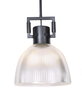 DKD Home Decor Lámpara de Techo Plateado Negro 25.4 x 35.5 x 25.4 cm (2 Unidades)