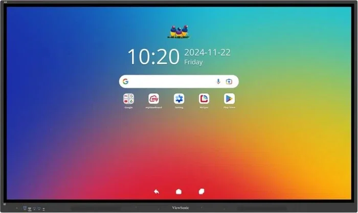 ViewSonic IFP7534 Pizarra Blanca Digital Interactiva Pantalla Táctil 4K UHD 190,5 cm (75") 3840x2160 Pixeles Android 14 8GB RAM Altavoces 40W Negro