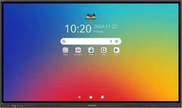 ViewSonic IFP7534 Pizarra Blanca Digital Interactiva Pantalla Táctil 4K UHD 190,5 cm (75") 3840x2160 Pixeles Android 14 8GB RAM Altavoces 40W Negro