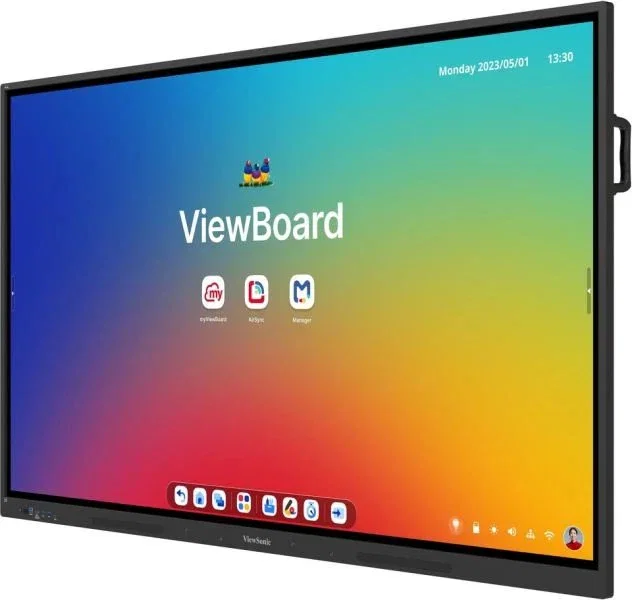 ViewSonic IFP7534 Pizarra Blanca Digital Interactiva Pantalla Táctil 4K UHD 190,5 cm (75") 3840x2160 Pixeles Android 14 8GB RAM Altavoces 40W Negro