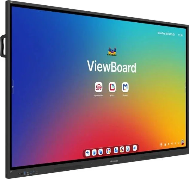 ViewSonic IFP7534 Pizarra Blanca Digital Interactiva Pantalla Táctil 4K UHD 190,5 cm (75") 3840x2160 Pixeles Android 14 8GB RAM Altavoces 40W Negro