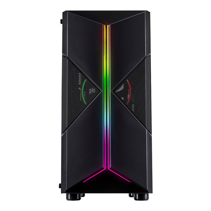 Inter-Tech IT-3306 Cavy Gaming-Gehäuse con ventilador ARGB de 120mm