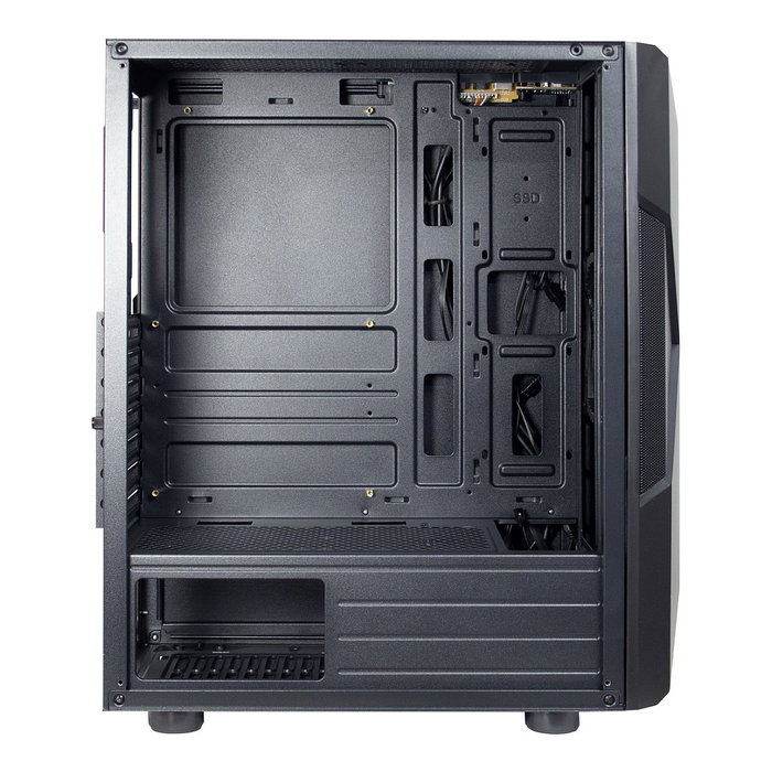 Inter-Tech IT-3306 Cavy Gaming-Gehäuse con ventilador ARGB de 120mm