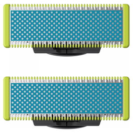 Philips Cuchillas de Repuesto OneBlade QP225/50 Doppelpack Azul y Verde