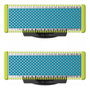 Philips Cuchillas de Repuesto OneBlade QP225/50, Pack de 2