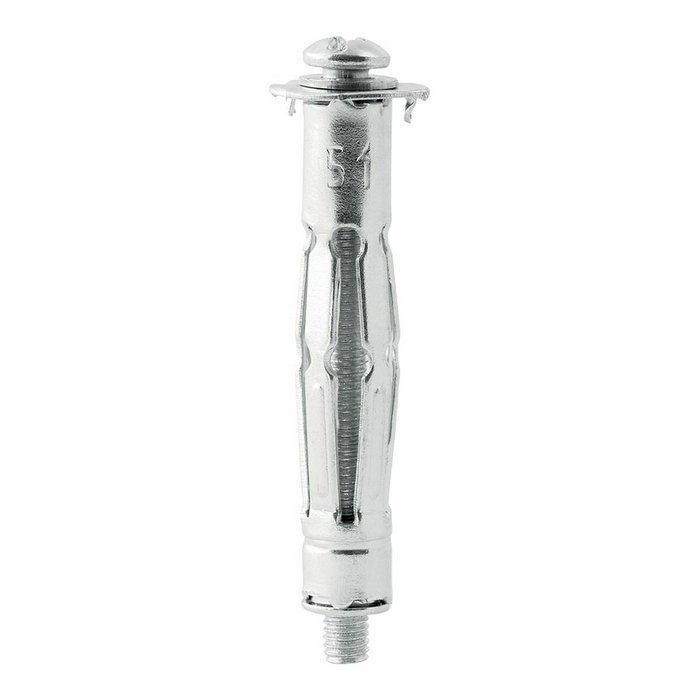 Rapid Taco de expansión metálico ø11 x 52 con tornillo M5 x 63, 10 uds