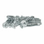 Rapid Taco de expansión metálico ø11 x 52 con tornillo M5 x 63, 10 uds