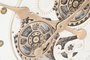 DKD Home Decor Reloj de Pared Metal y Cristal Blanco y Dorado 80x80 cm