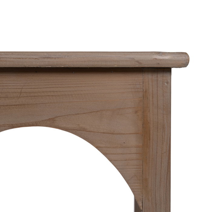 Consola Natural Madera de Pino Entrada 210 X 38 X 90 cm Consola Natural Madera de Pino Entrada 210 X 38 X 90 cm