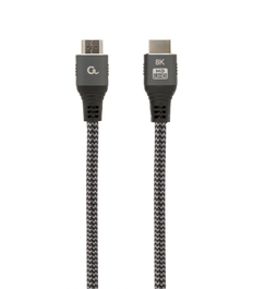 Gembird Cable HDMI 1m 8K Ultra HD Trenzado, Compatible con 4K, 3D, HDR, ARC