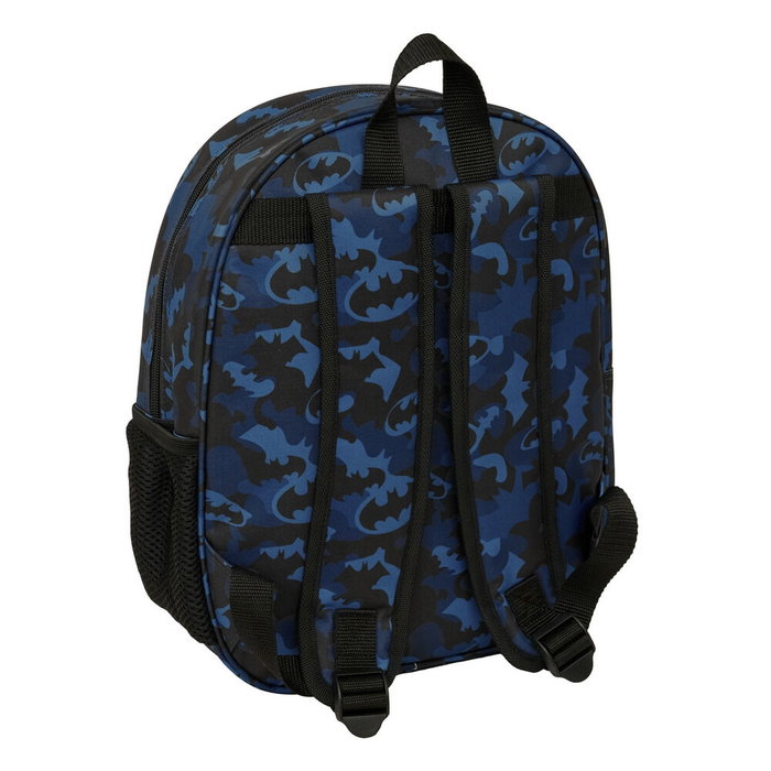 DC Comics Mochila Batman 3D Termoconformado 33 cm (27x33x10cm) - Bolsillo Lateral, Hombreras Acolchadas, Asa de Mano