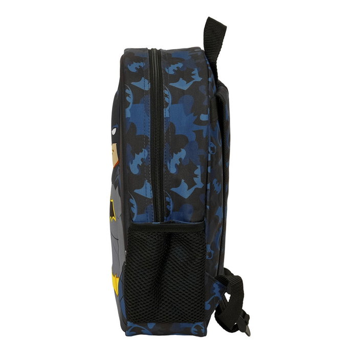 DC Comics Mochila Batman 3D Termoconformado 33 cm (27x33x10cm) - Bolsillo Lateral, Hombreras Acolchadas, Asa de Mano