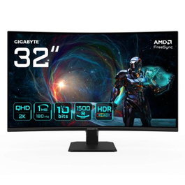 Gigabyte GS32QCA Monitor Gaming Curvo 32 pulgadas QHD 180Hz 1ms VA