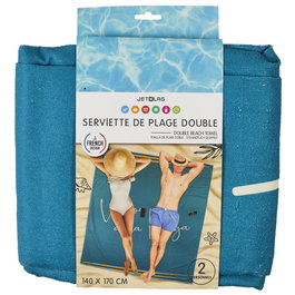 Jet Lag Toalla Playa Doble 170x140 cm Modelos Surtidos Margaritas Turquesa
