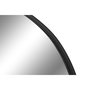 DKD Home Decor Espejo Moderno Negro Metal y Espejo 2.5 x 78 x 60 cm