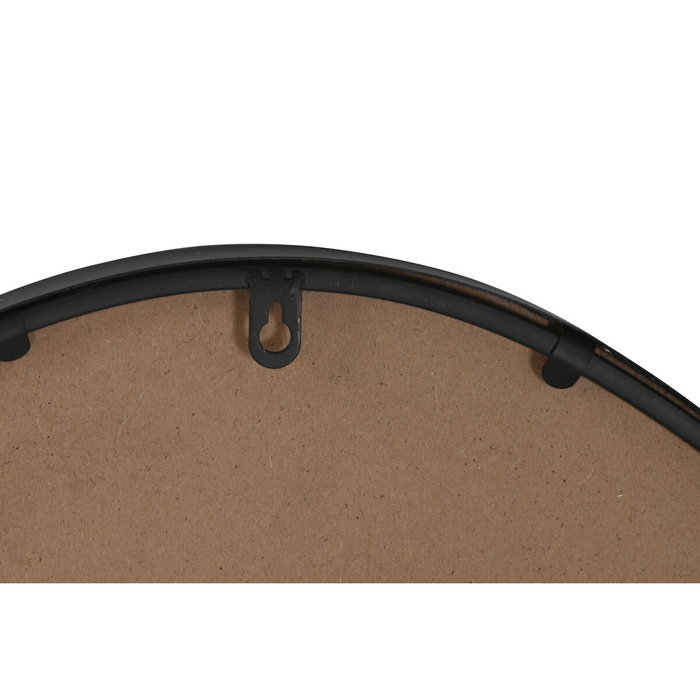 DKD Home Decor Espejo Moderno Negro Metal y Espejo 2.5 x 78 x 60 cm