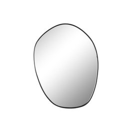 DKD Home Decor Espejo Moderno Negro Metal y Espejo 2.5 x 78 x 60 cm