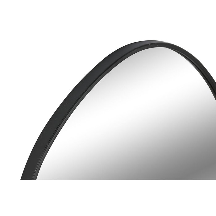 DKD Home Decor Espejo Moderno Negro Metal y Espejo 2.5 x 78 x 60 cm