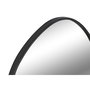 DKD Home Decor Espejo Moderno Negro Metal y Espejo 2.5 x 78 x 60 cm