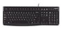 Logitech K120 Teclado USB Cableado - Duradero y Resistente para Uso Escolar