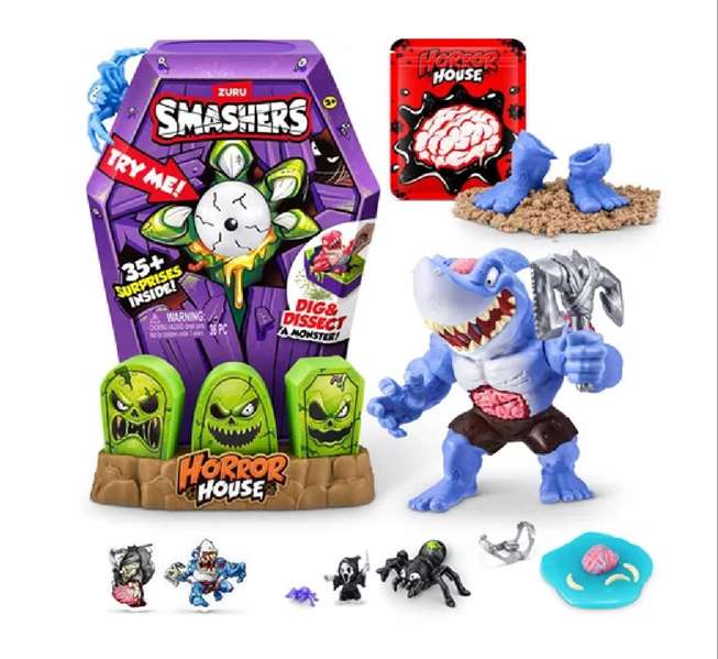 Zuru Figura Smashers Horror House Coleccionables Luces y Sonidos con Sorpresas 35x20 cm - Modelos Surtidos