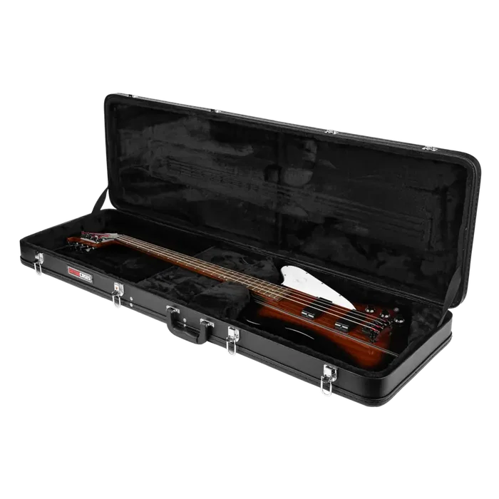 Gator Estuche de madera para bajo tipo Thunderbird - Negro Gator Estuche de madera para bajo tipo Thunderbird - Negro