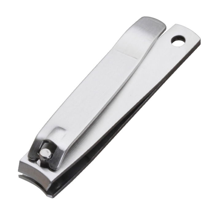 Cosmetic Club Barber Shop Cortauñas Acero Inoxidable para Uñas Gruesas, Corte Preciso 8x1,5 cm